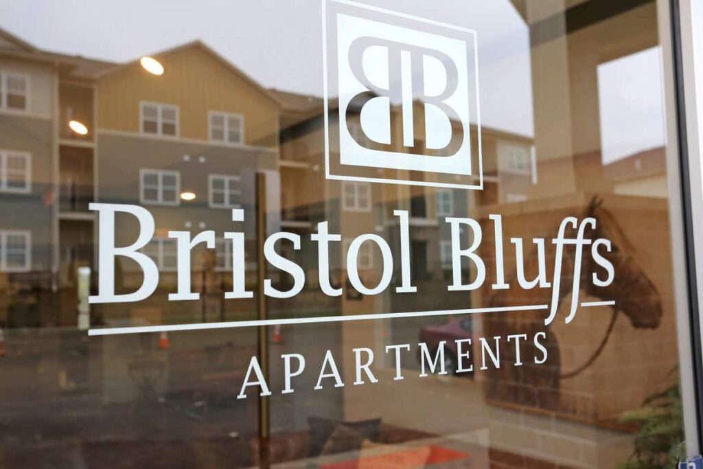Bristo Bluffs Signage